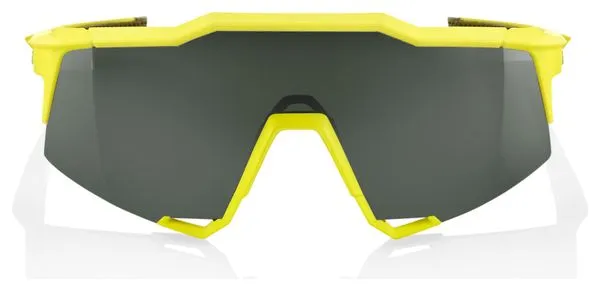 100% Speedcraft Soft Tact Goggles Yellow / Gray / Green Glasses