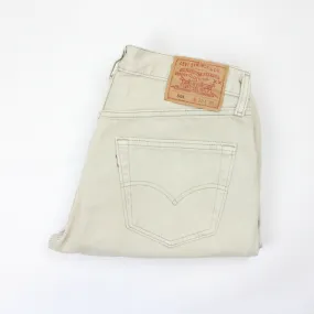 90s LEVIS 501 Jeans Beige | W30 L30