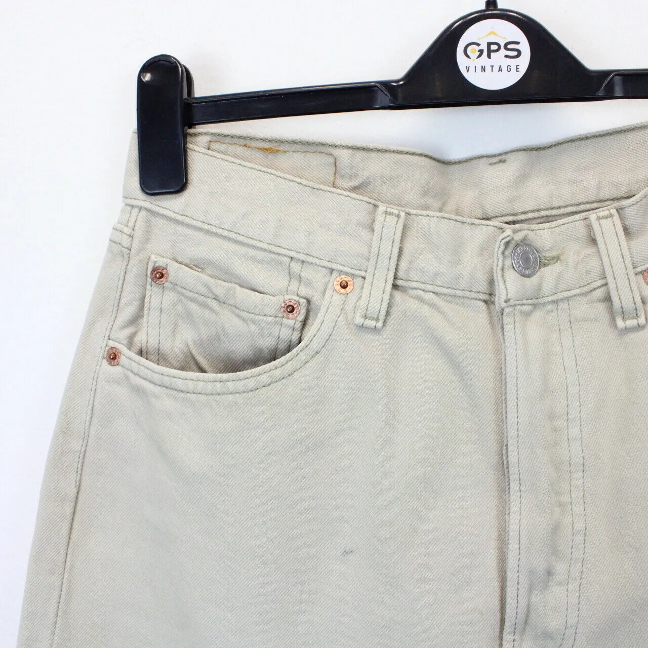 90s LEVIS 501 Jeans Beige | W30 L30