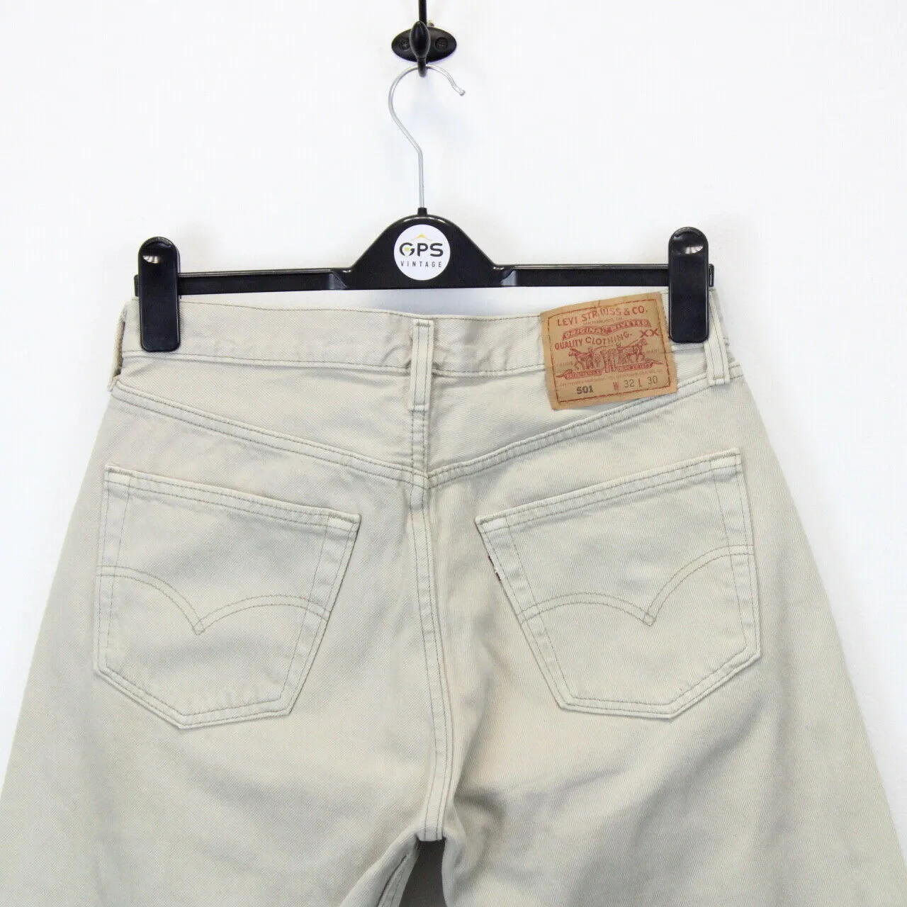 90s LEVIS 501 Jeans Beige | W30 L30