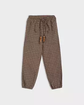 Alex & Ant Emma Pant Coffee Gingham