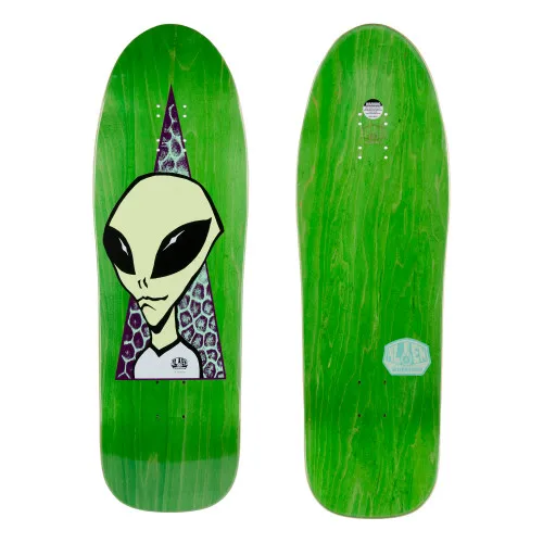 Alien Workshop Visitor 1990 Reissue Deck 9.675" X 31.675" (Glow & Green)