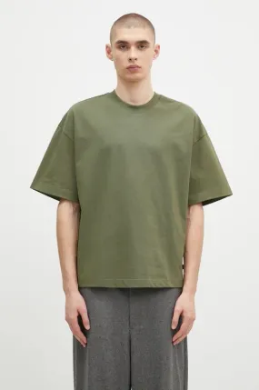 Alpha Industries cotton t-shirt Heavy T UV men’s green color smooth 146503UVF