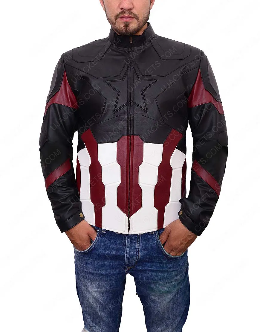 America: Infinity War Captain America Jacket - Ujackets