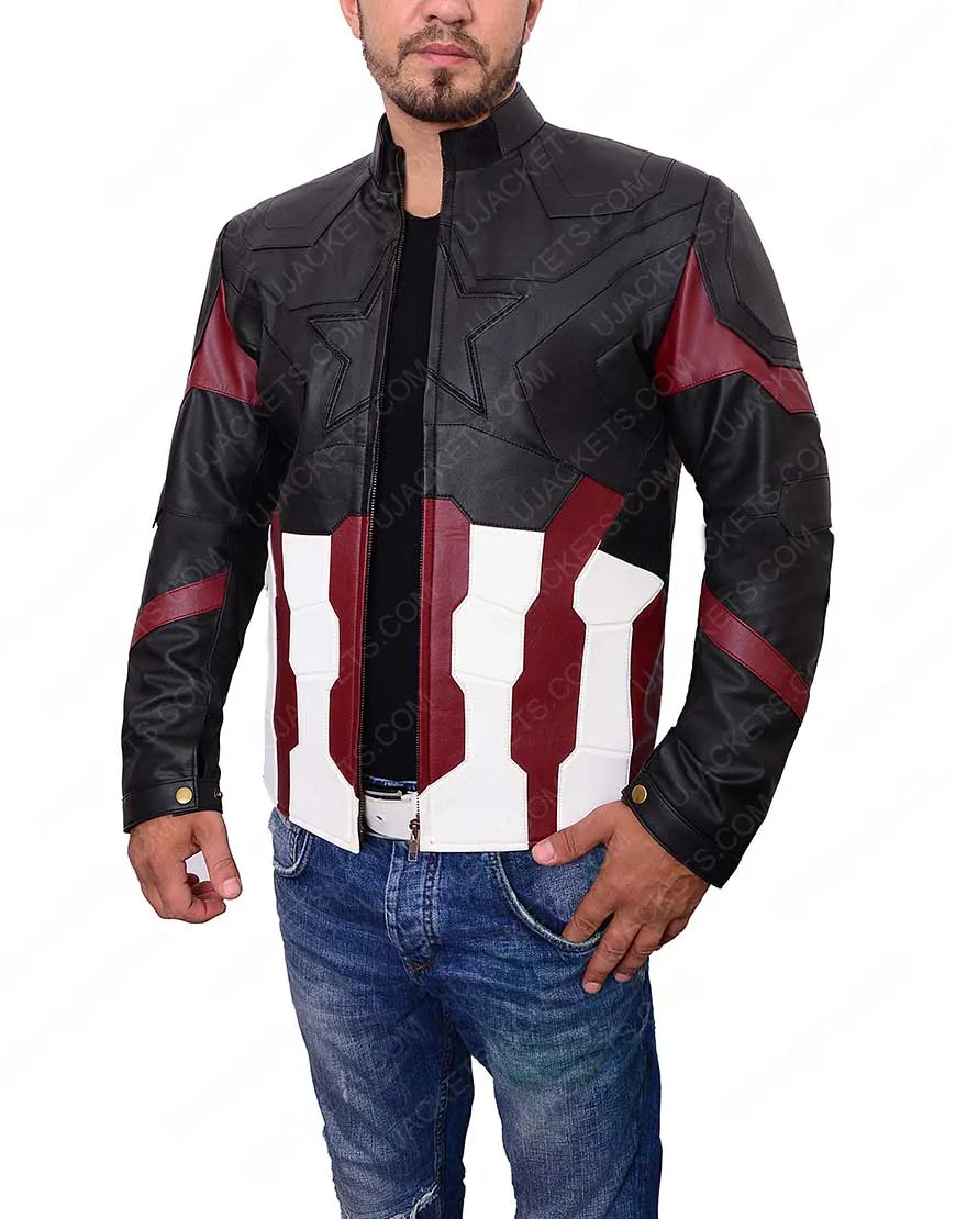 America: Infinity War Captain America Jacket - Ujackets