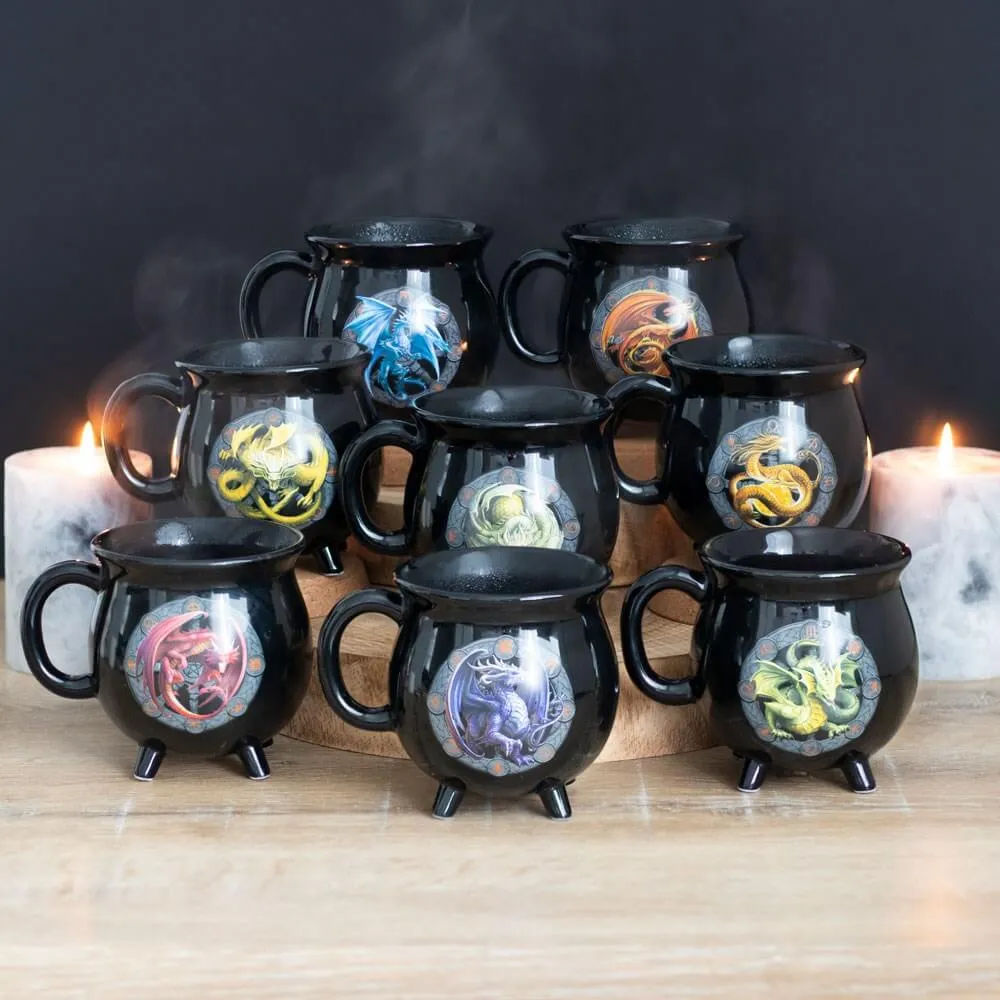 Beltane Dragon Color Changing Cauldron Mug