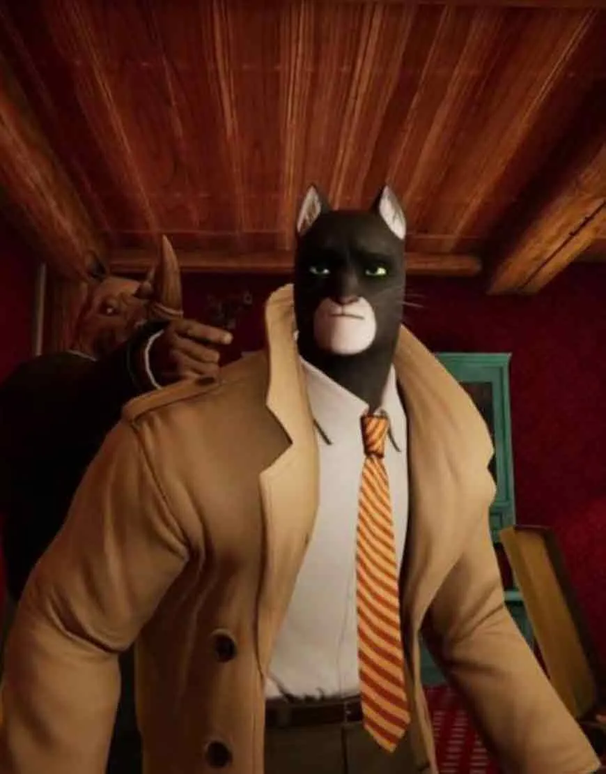 Blacksad Under the Skin John Coat | Video Game Coat | 405 OFF