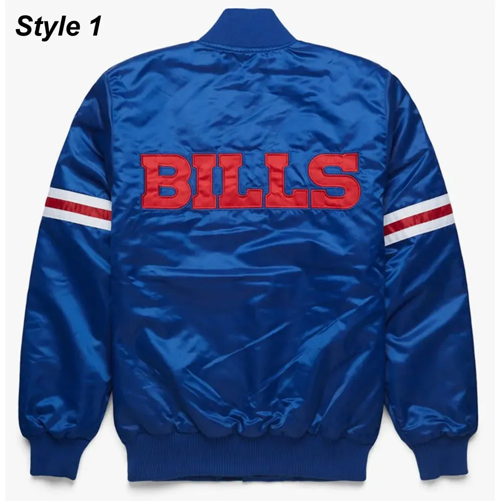 Bomber Buffalo Bills Royal Blue Jacket