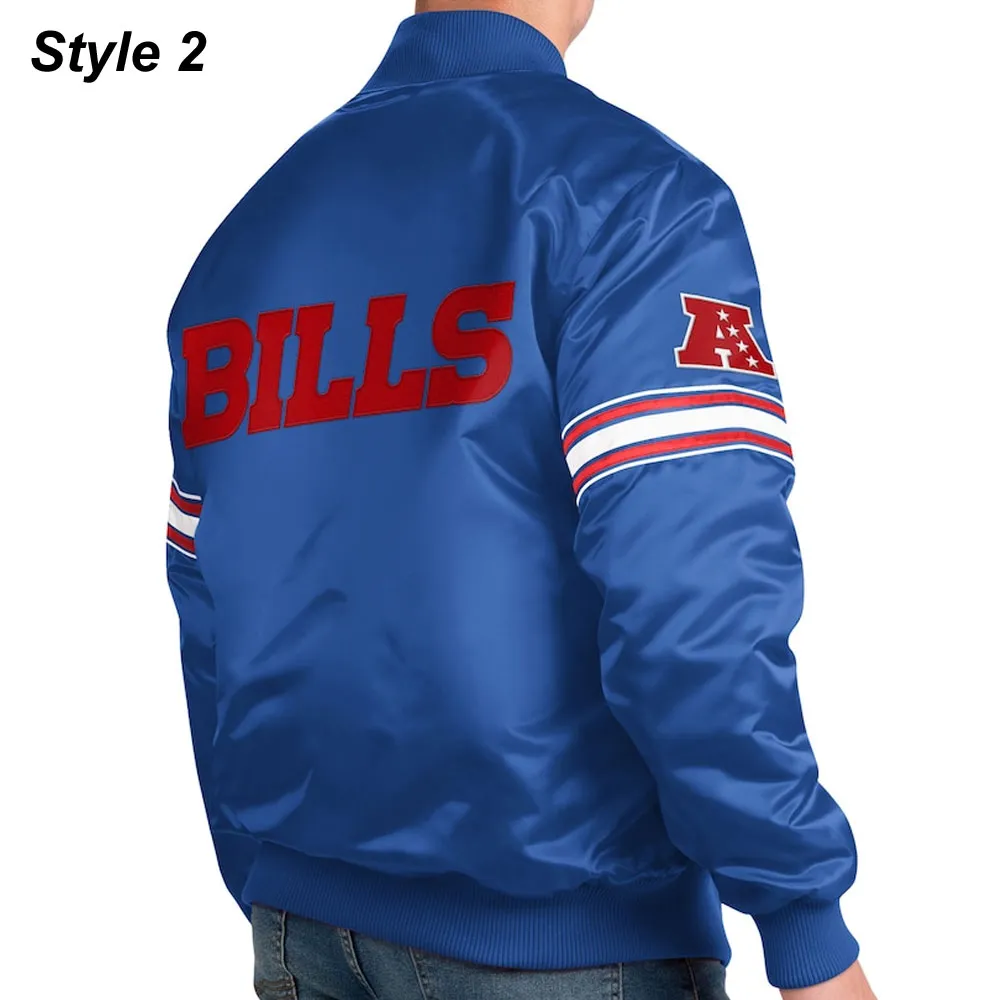 Bomber Buffalo Bills Royal Blue Jacket