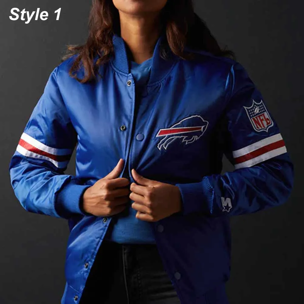 Bomber Buffalo Bills Royal Blue Jacket