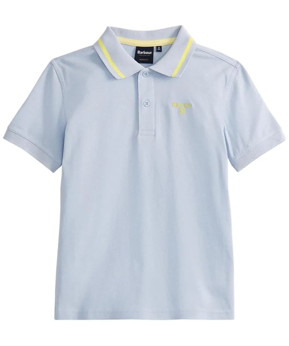 Boy's Barbour Oakside Short Sleeve Cotton Polo Shirt, 6-9yrs