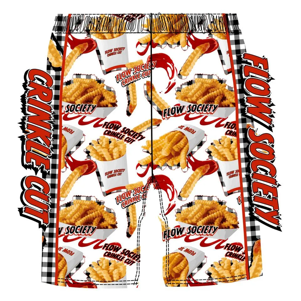 Boys Crinkle Cut Fries Short