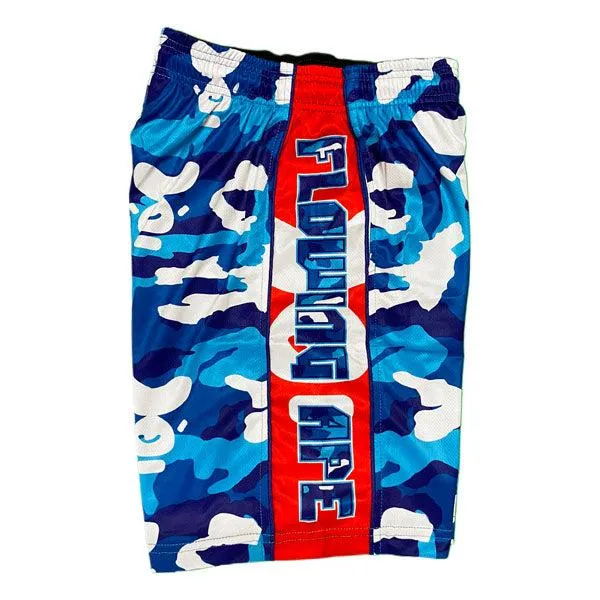 Boys Flowing Ape Camo Short