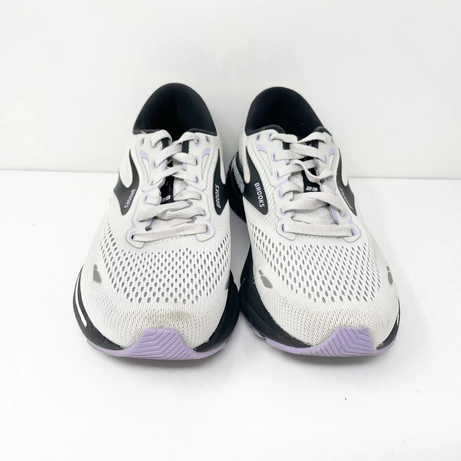 Brooks Womens Adrenaline GTS 23 1203811D039 Gray Running Shoes Sneaker Sz 7.5 D