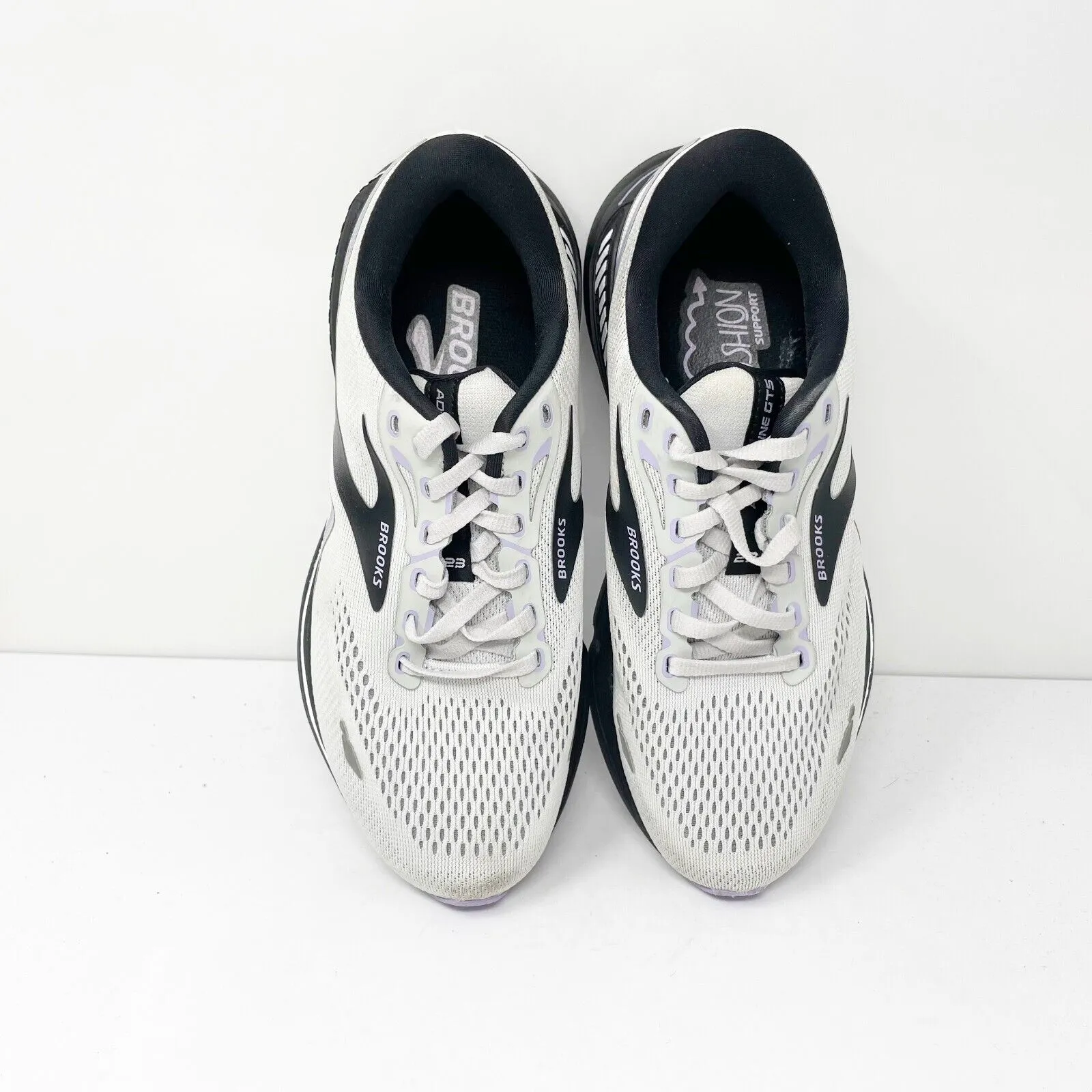 Brooks Womens Adrenaline GTS 23 1203811D039 Gray Running Shoes Sneaker Sz 7.5 D