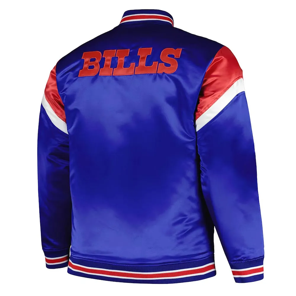 Buffalo Bills Midweight Royal Satin Jacket