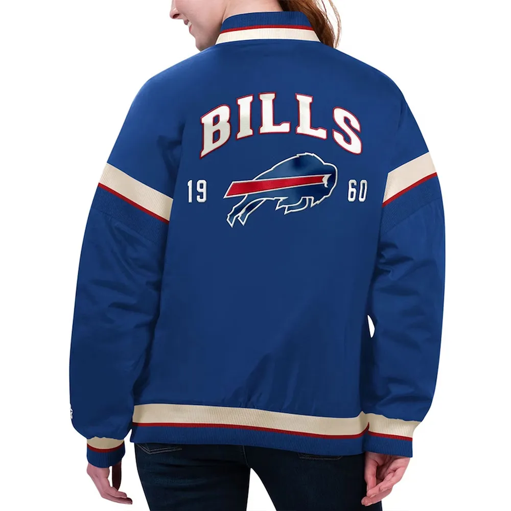 Buffalo Bills Tournament Royal Varsity Jacket