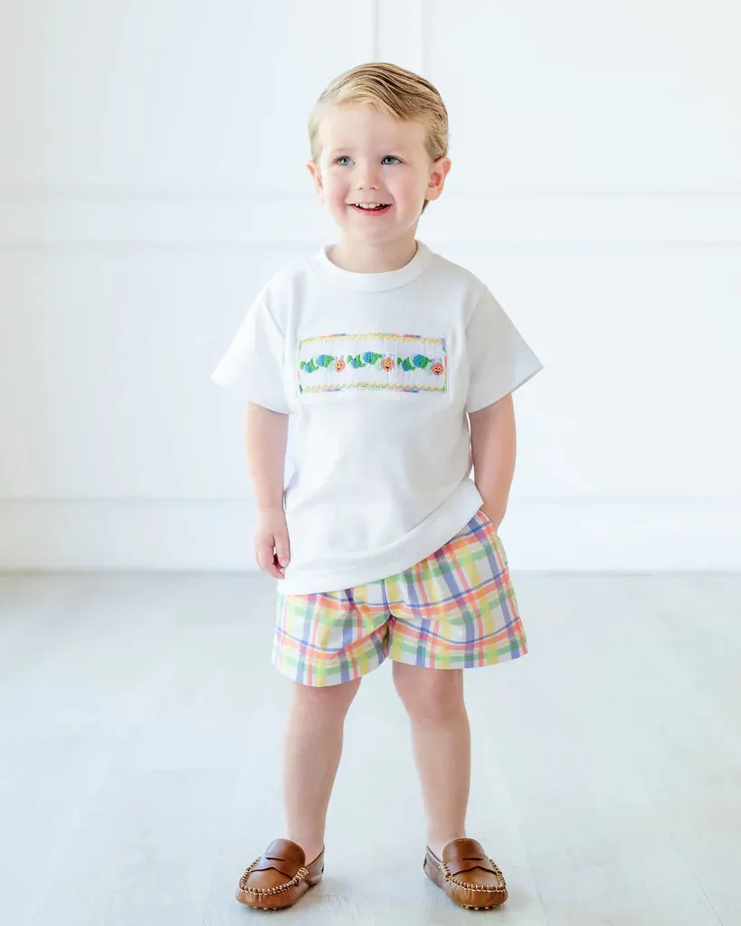 Caterpillar Smocked Beau Shorts Set