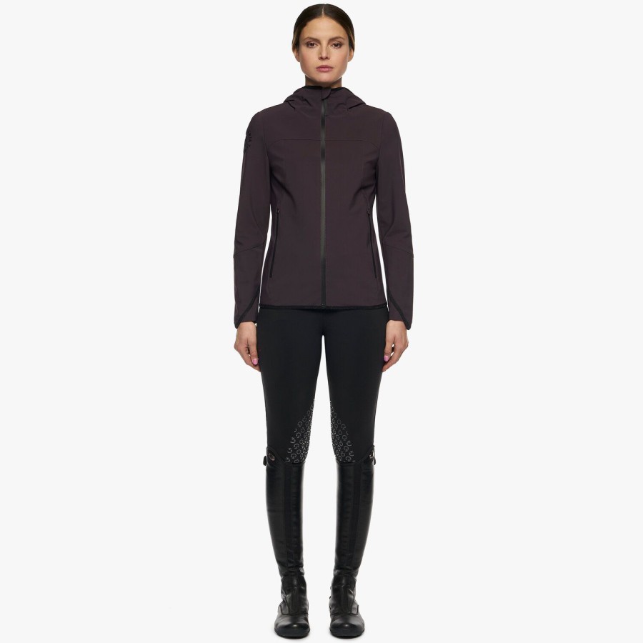 Cavalleria Toscana Ride softshell ladies jacket 3A00 Aubergine