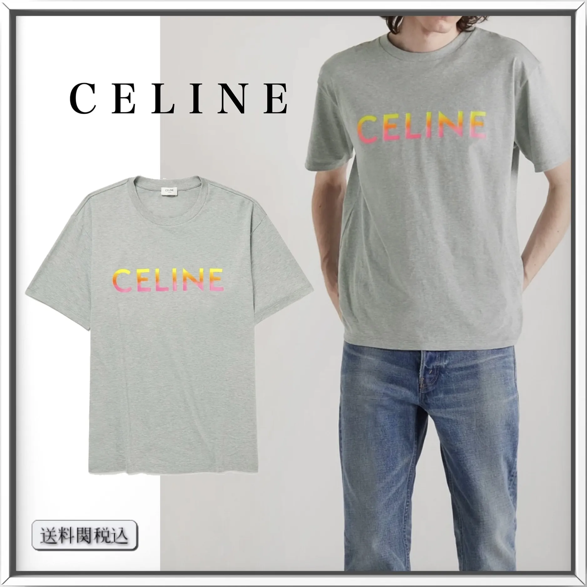 CELINE  |Logo Luxury T-Shirts