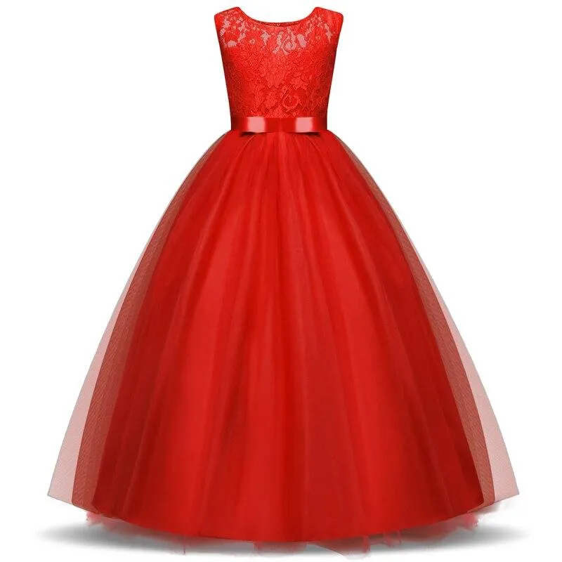 Christmas New Year Girls Costume Party Ball Gown Kids Princess First Communion Wedding Children Dresses