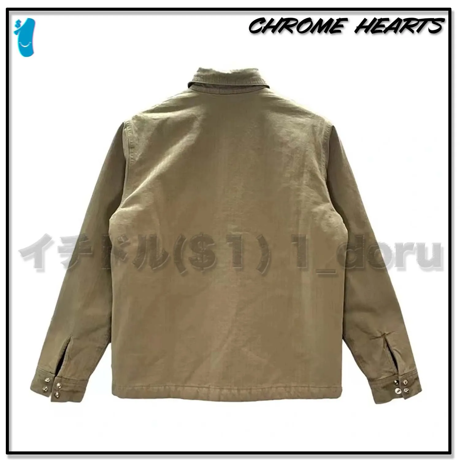 CHROME HEARTS  |Unisex Street Style Long Sleeves Cotton Shirts