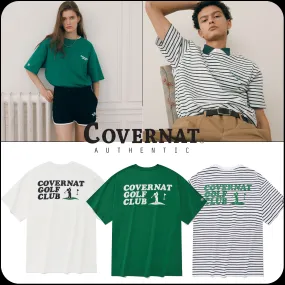 COVERNAT  |Street Style Cotton Short Sleeves Logo