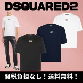 D SQUARED2  |Cotton Short Sleeves Logo Luxury T-Shirts