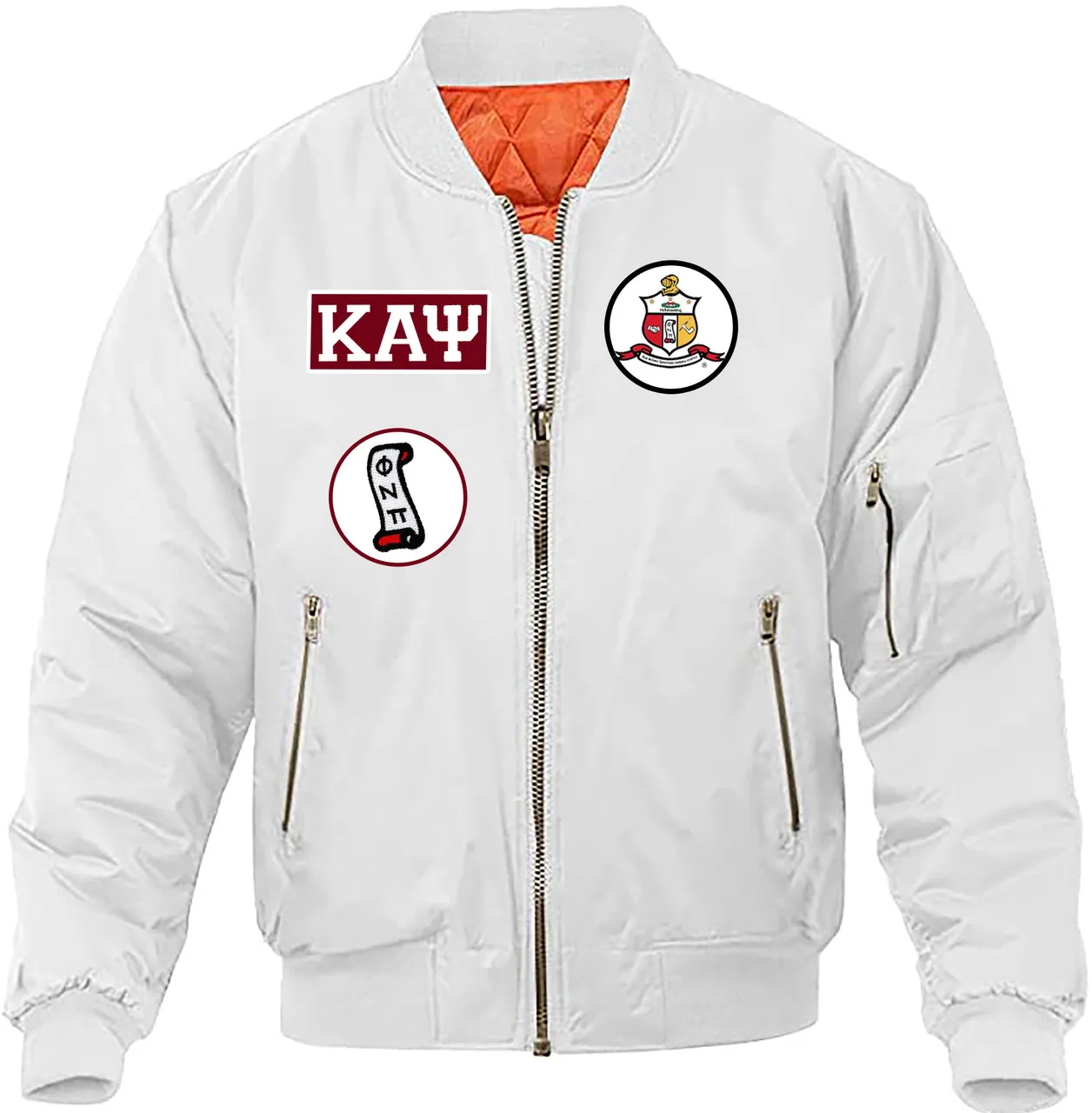 Deference Clothing® compatible with Kappa Alpha Psi Clothing® Chapter 59 Bomber Jacket Patches