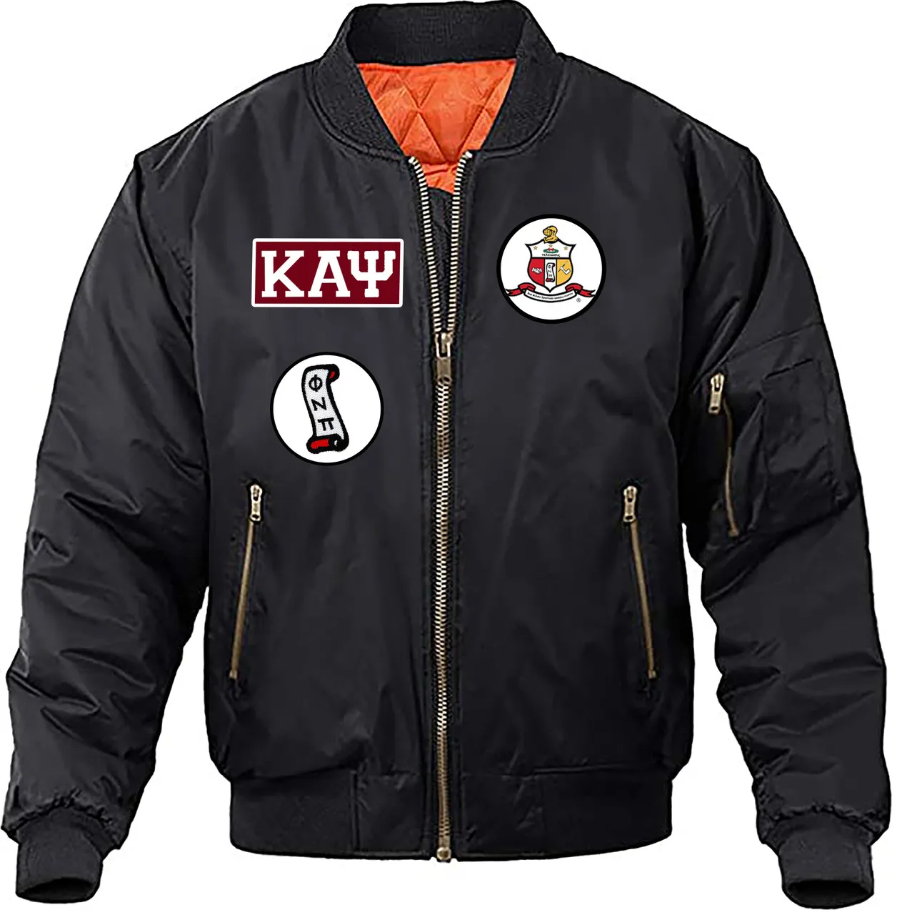 Deference Clothing® compatible with Kappa Alpha Psi Clothing® Chapter 59 Bomber Jacket Patches