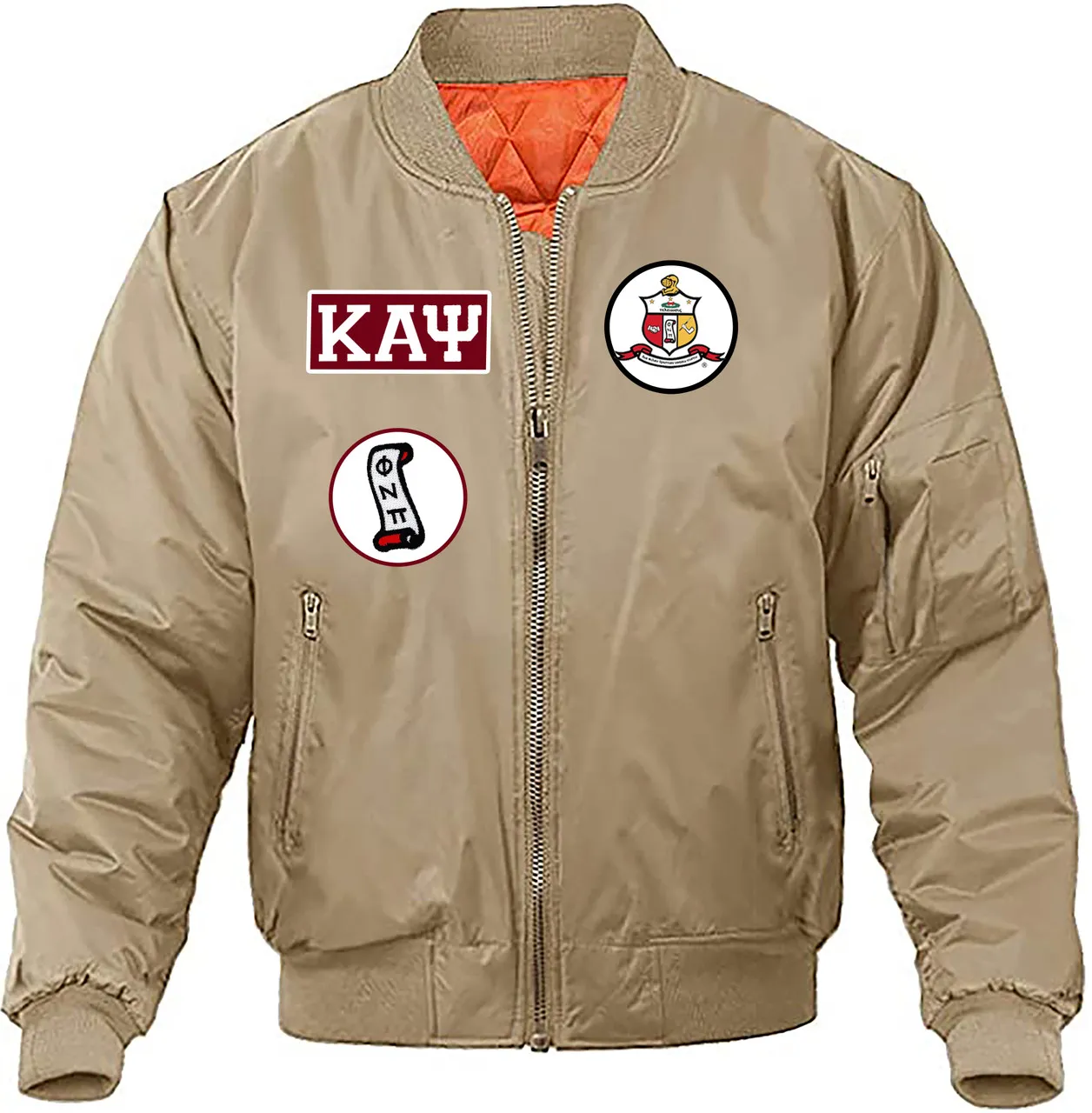 Deference Clothing® compatible with Kappa Alpha Psi Clothing® Chapter 59 Bomber Jacket Patches