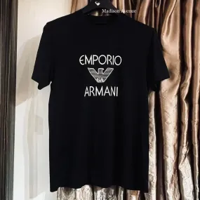 EMPORIO ARMANI  |Street Style Logo T-Shirts