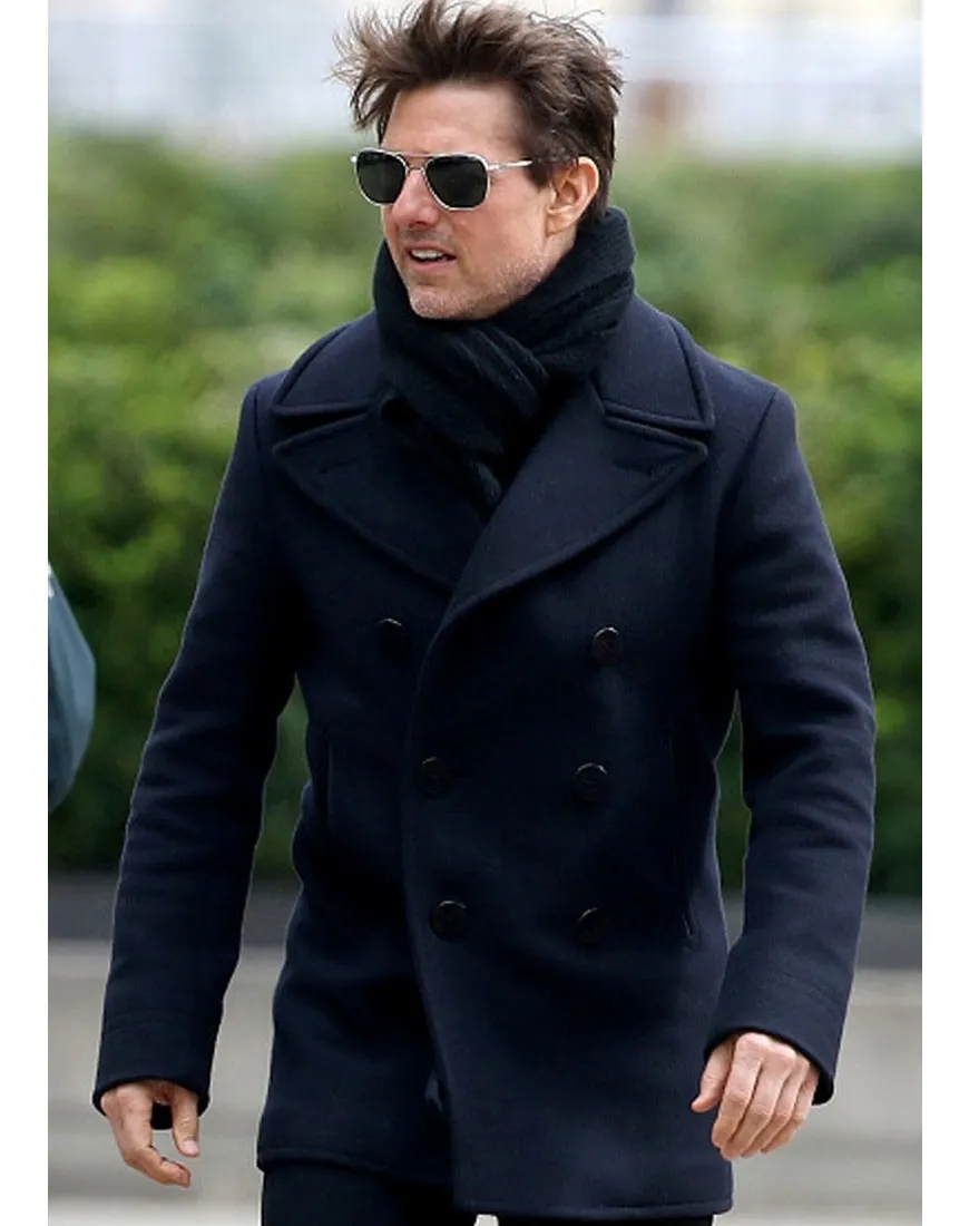 Ethan Hunt Mission Impossible 6 Tom Cruise Wool Coat - Ujackets