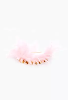 Flower And Feather Headband