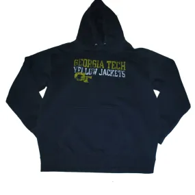 Georgia Tech Yellow Jackets Step Ahead Navy Blue LS Hoodie Sweatshirt (L)