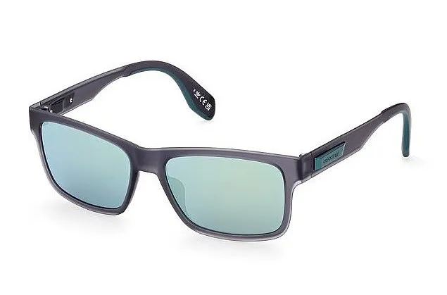 glasses adidas Originals OR0067 - 20Q/Grey/Green Mirror - men´s