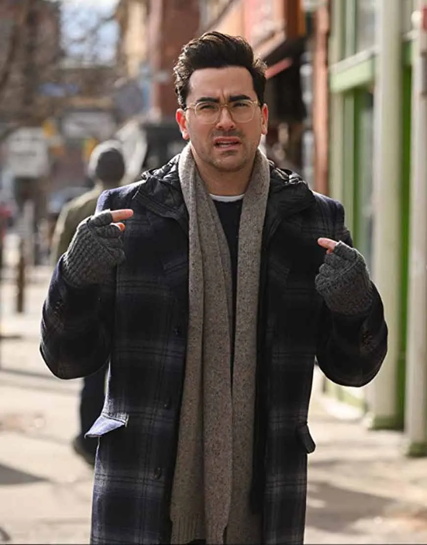 Happiest Season Dan Levy Coat | John Checked Coat - Ujackets