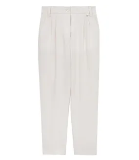 HERNOPLEATED VISCOSE EFFECT TROUSERS