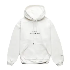 HOMME+ 'ESSENTIAL' Hoodie White