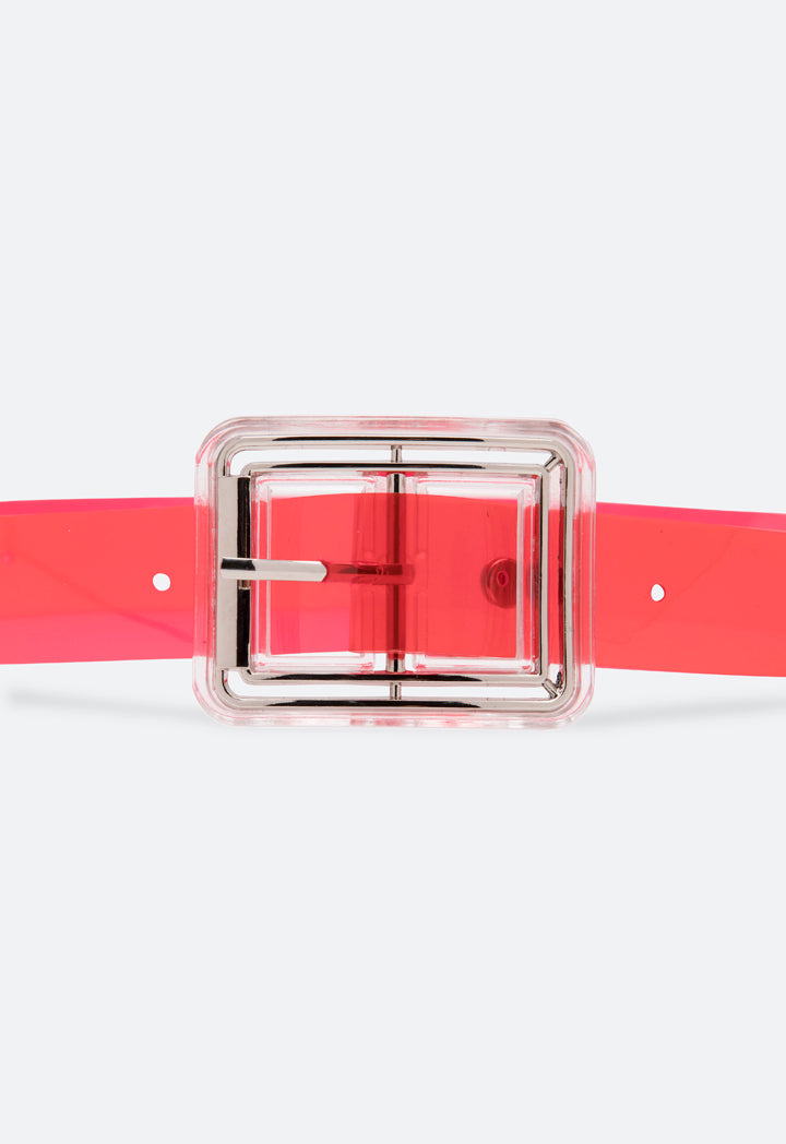 Jelly Transparent Waist Belt