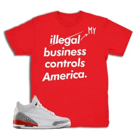 Jordan 3 Katrina iLLegal Business Shirt