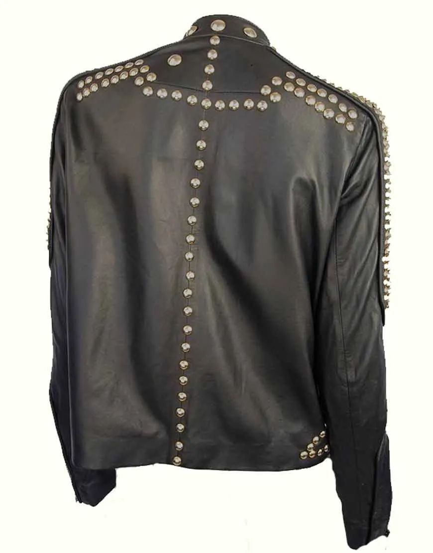 Kendall Jenner Studded Leather Jacket | Ujackets.com - 40% OFF