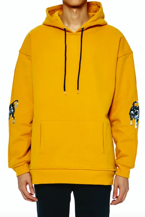 Khoman Room Rival Dogs Embroidered Hoodie