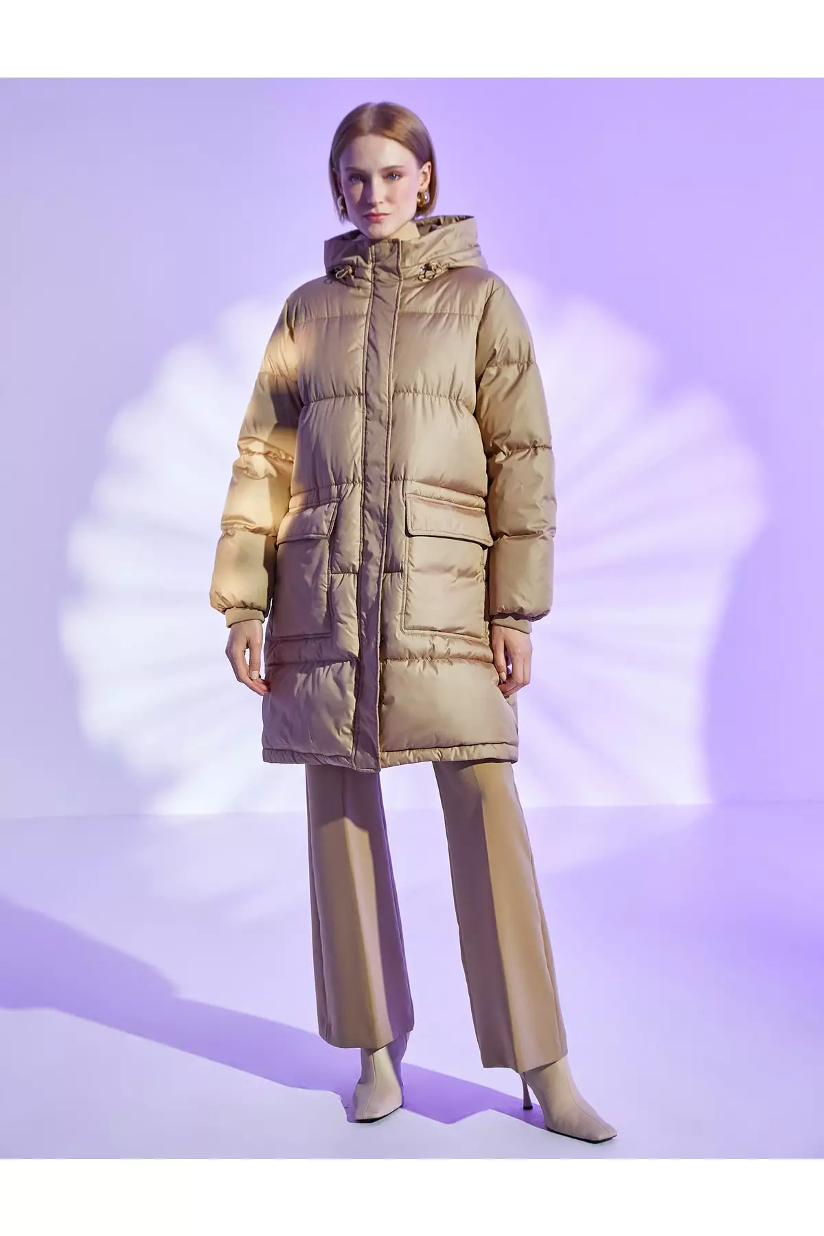 KOTON Hooded Puffer Coat