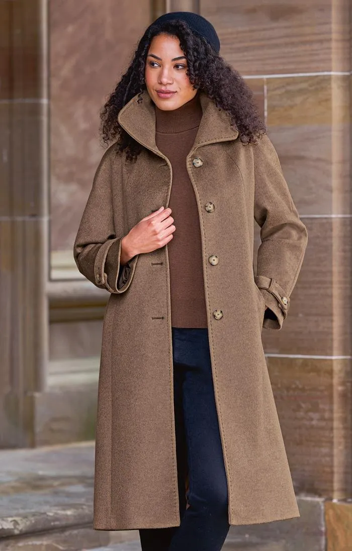 Ladies Raglan Cashmere Coat