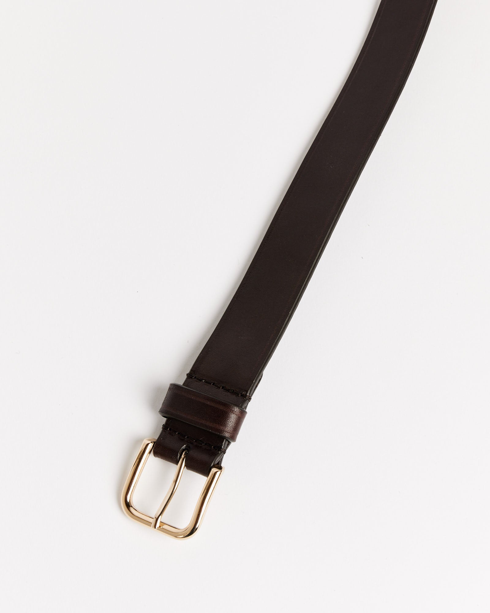 Leather Belt in Dark Brown