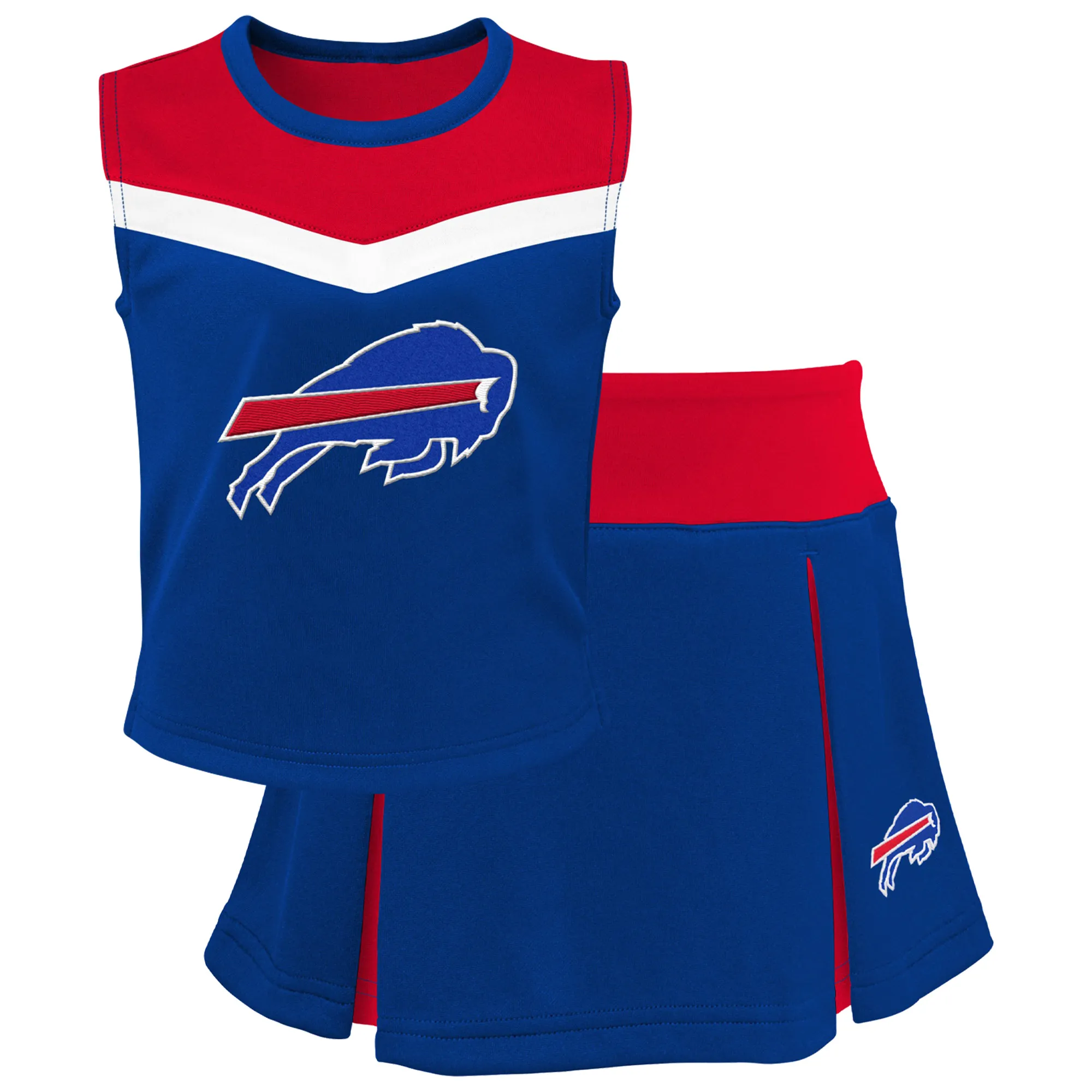 Lids Girls Preschool Royal Buffalo Bills Spirit Two-Piece Cheerleader Set