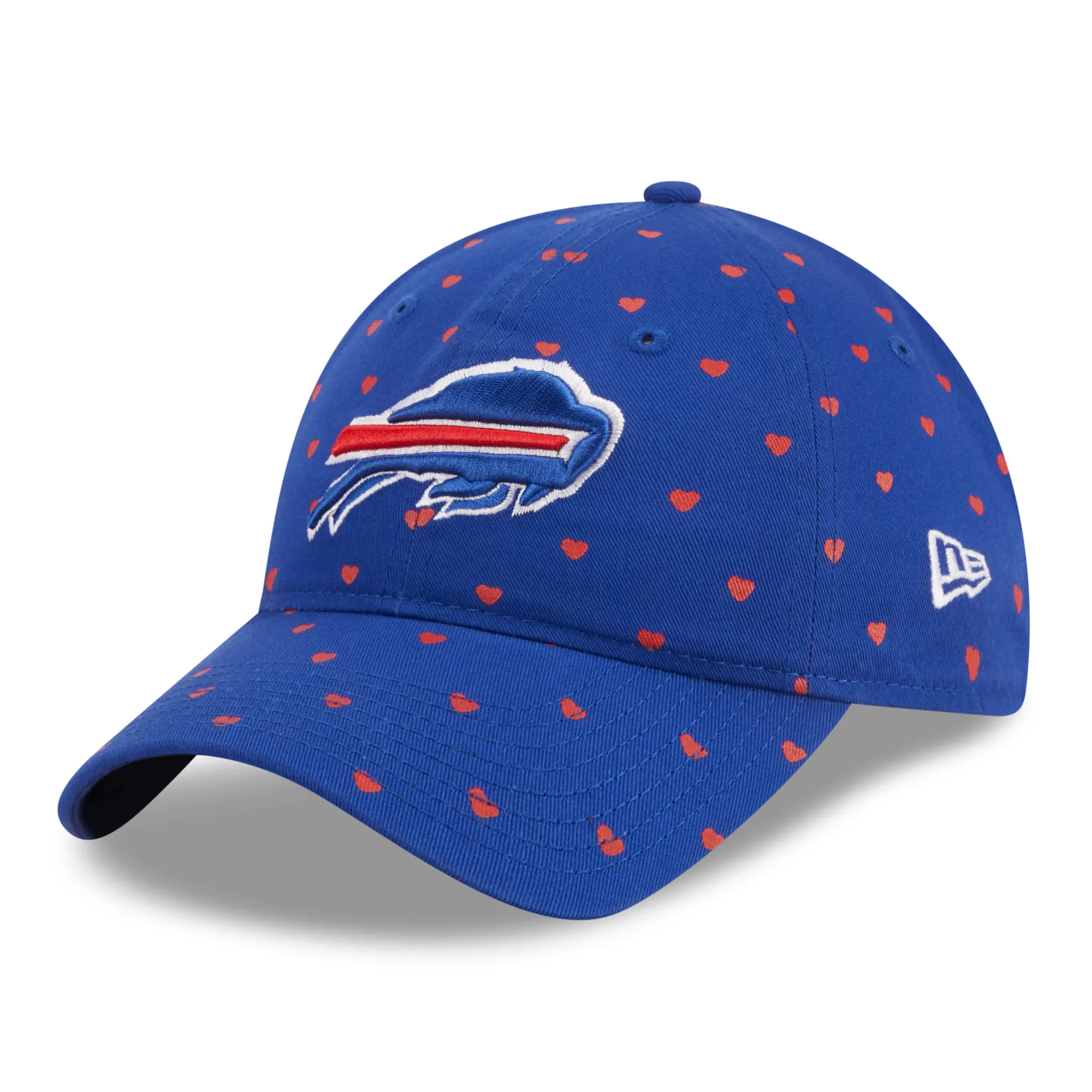 Lids Girls Toddler Royal Buffalo Bills Hearts 9TWENTY Adjustable Hat