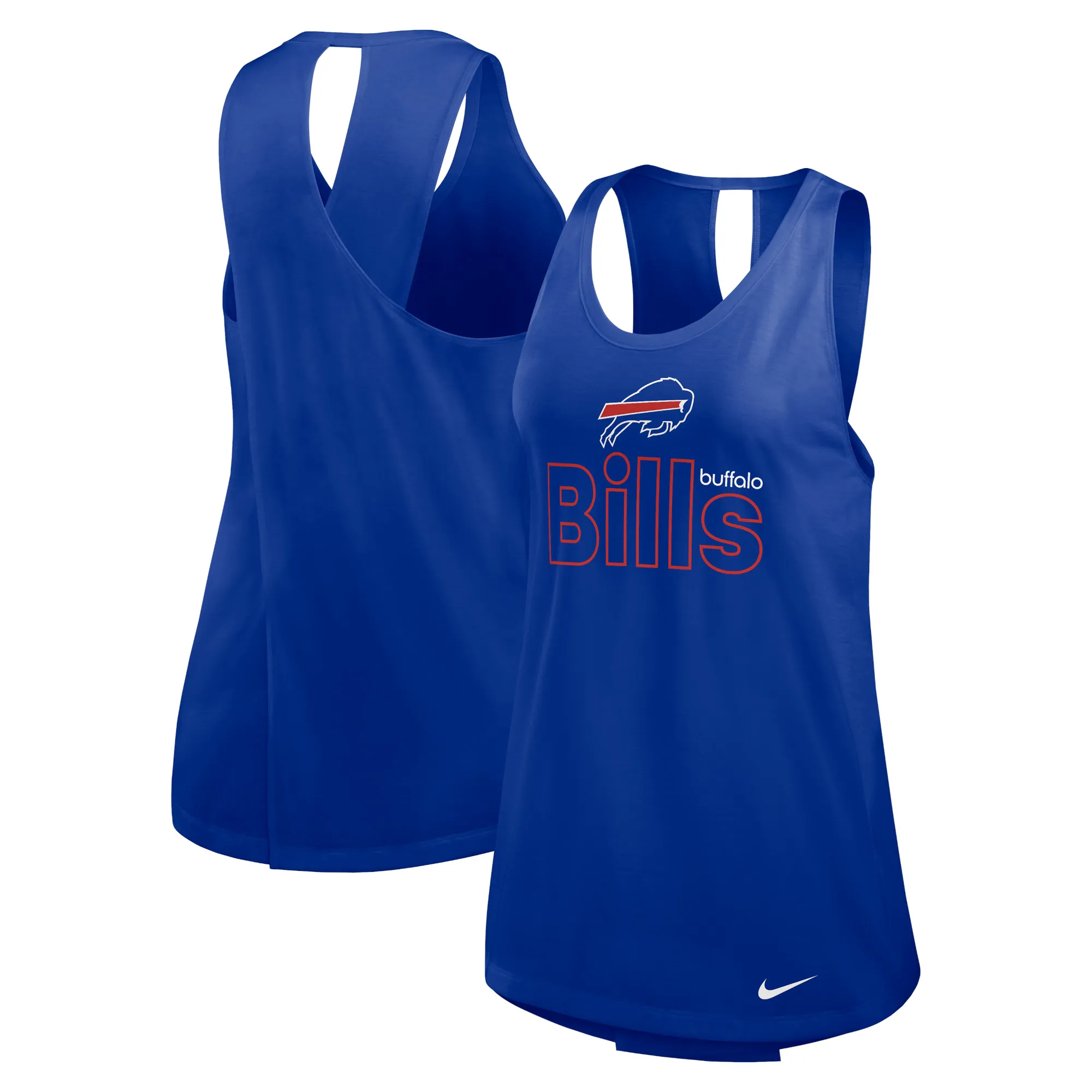 Lids Women's Nike Royal Buffalo Bills Plus Performance Tank Top