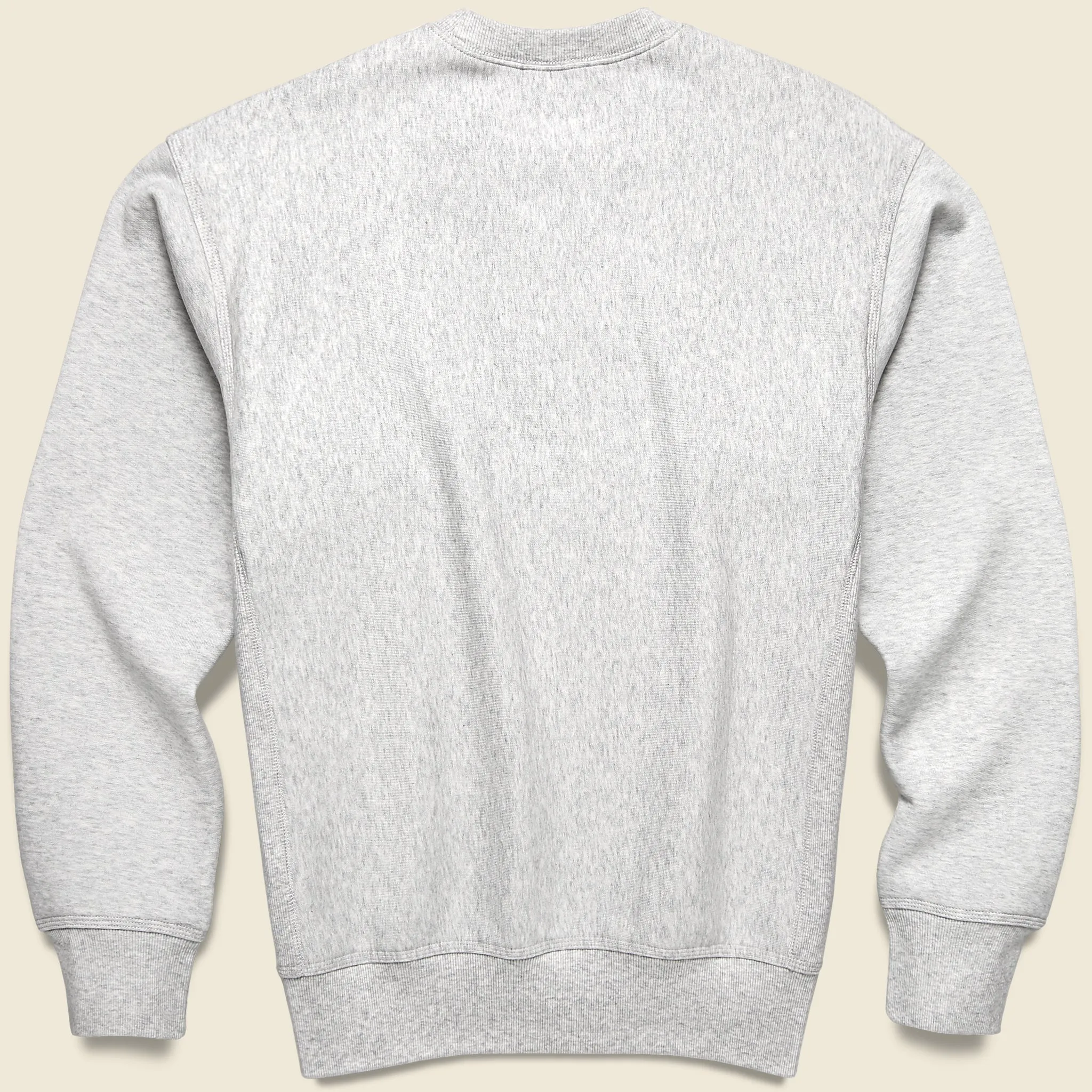 Locker Sweatshirt - Ash Heather/Brown